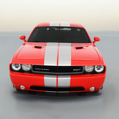 9" VINYL RALLY STRIPES RACING STRIPE HOOD TRUNK ROOF For DODGE CHALLENGER
