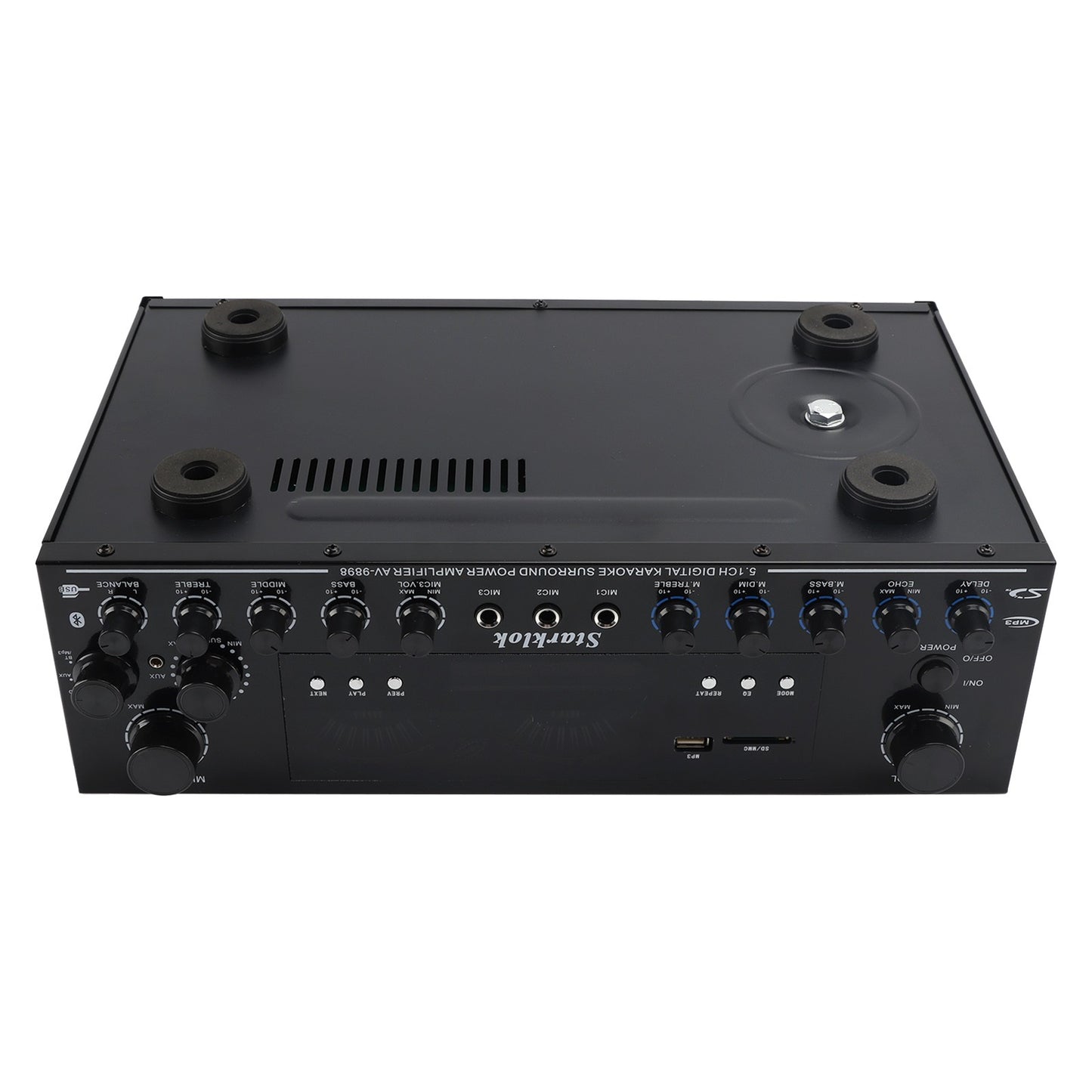 3000W Peak Stereo HiFi Power Amplifier High-Power 5.1Channel Subwoofer Amplifier