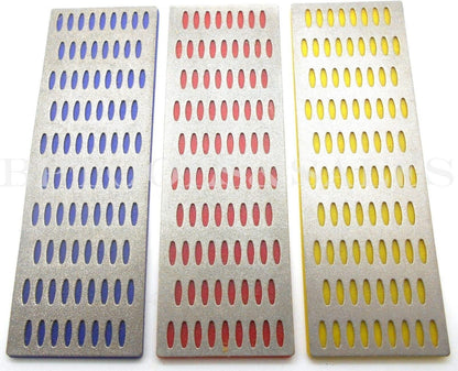 6PCs Large&Small Diamond Sharpening Hone Stone Whetstone Block Kitchen Knife