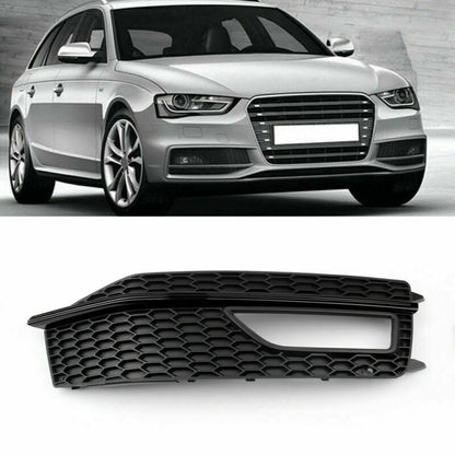 1x Right Bumper Fog Light Lamp Cover Grille Grill For Audi A4 S-line S4 13-15