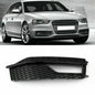 1x Right Bumper Fog Light Lamp Cover Grille Grill For Audi A4 S-line S4 13-15