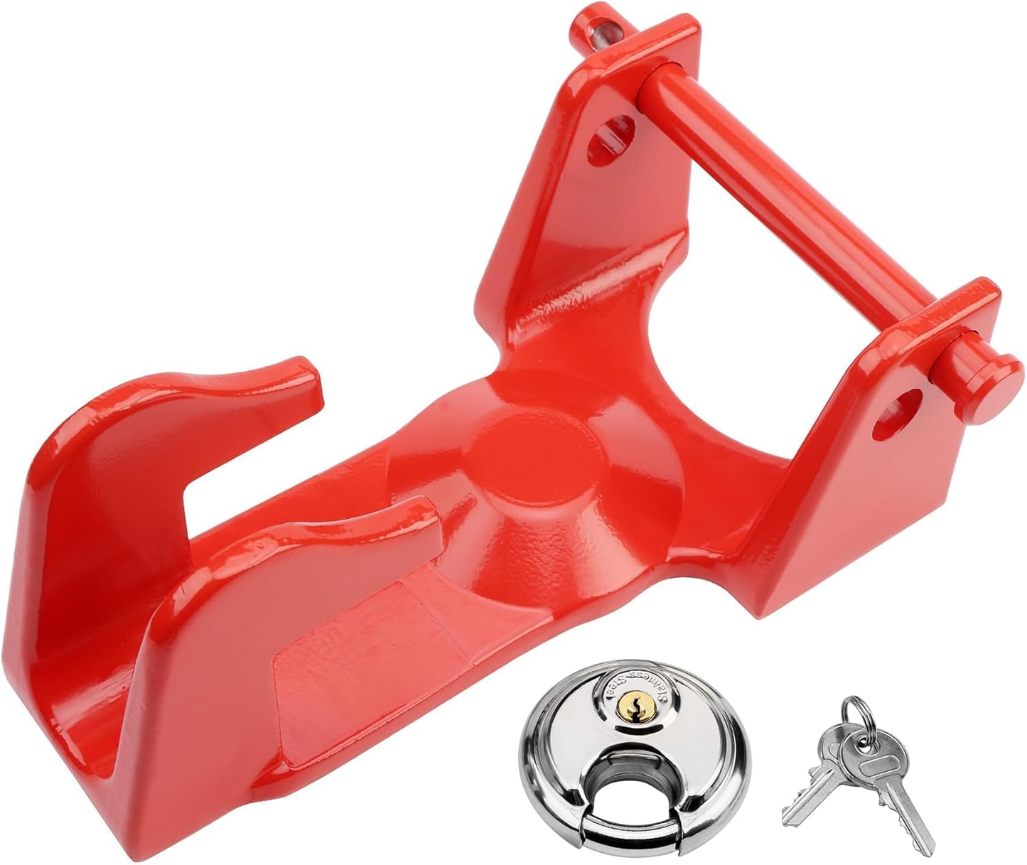 Gooseneck Trailer Hitch Lock w/ key lock Fits RV Heavy Trailers Livestock Hauler