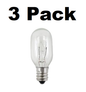 Solid Spare Make Up Mirror Light Bulb for Conair RP34B 20 WATT Bulb Lighted Mirror 3 BULBS