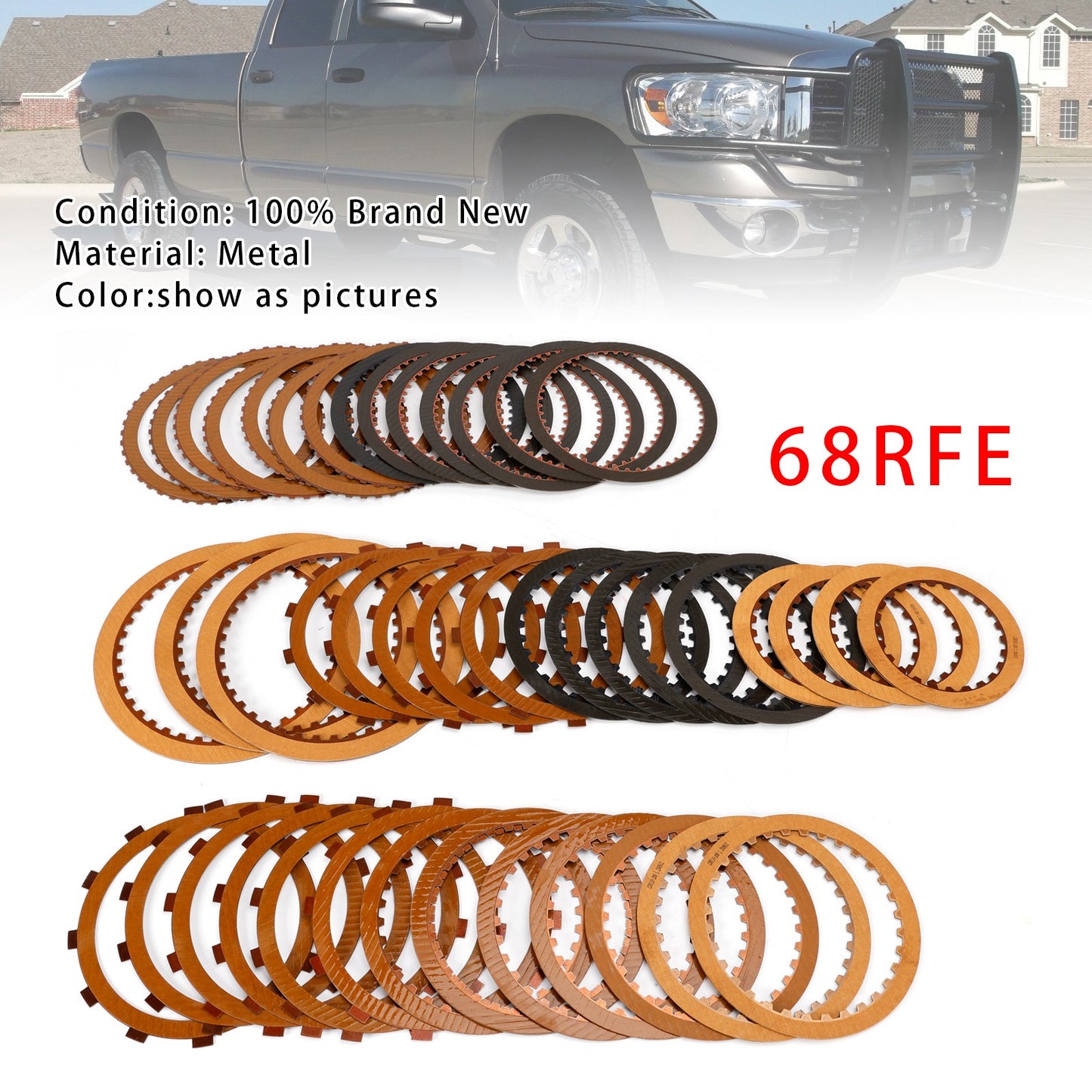 68RFE Transmission Rebuild Kit Friction Set For Dodge RAM 6.7L Diesel  2007+