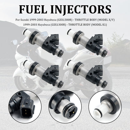 4PCS06164-P8E-A00 15710-24F00Fuel Injectors For Suzuki GSX-R750 GSX-R600GSX1300R