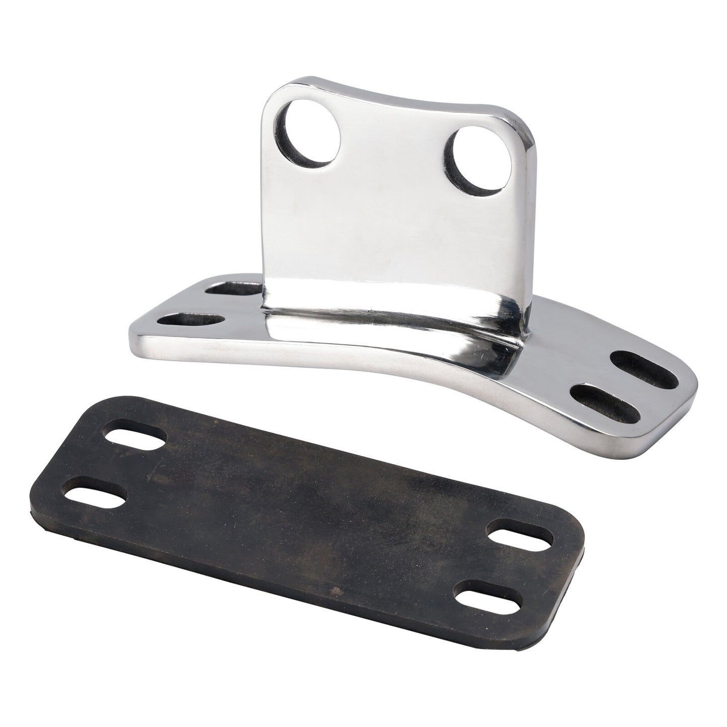 Cab Lower Exhaust Stack Bracket Stainless 14-12998 For Peterbilt 359/379