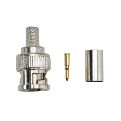 Coax RF/BNC Crimp Tools For RG59/RG6 With 10Pcs BNC Plug Crimp Connector Set