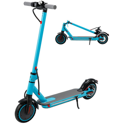8.5" Folding E-Scooter W/ app 350W 35KM Range 30km/h City Commute blue