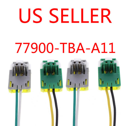 4PCs Driver Clock Spring Plug Wire Connector 77900-TBA-A11 For Honda Acura
