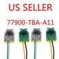 4PCs Driver Clock Spring Plug Wire Connector 77900-TBA-A11 For Honda Acura