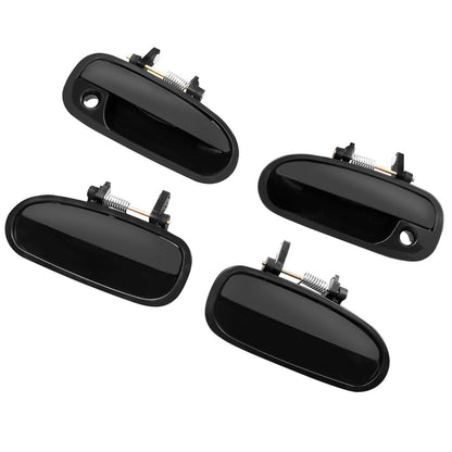 4X Complete Exterior Door Handle Outside Rear Front LH RH For 96-00 Honda Civic