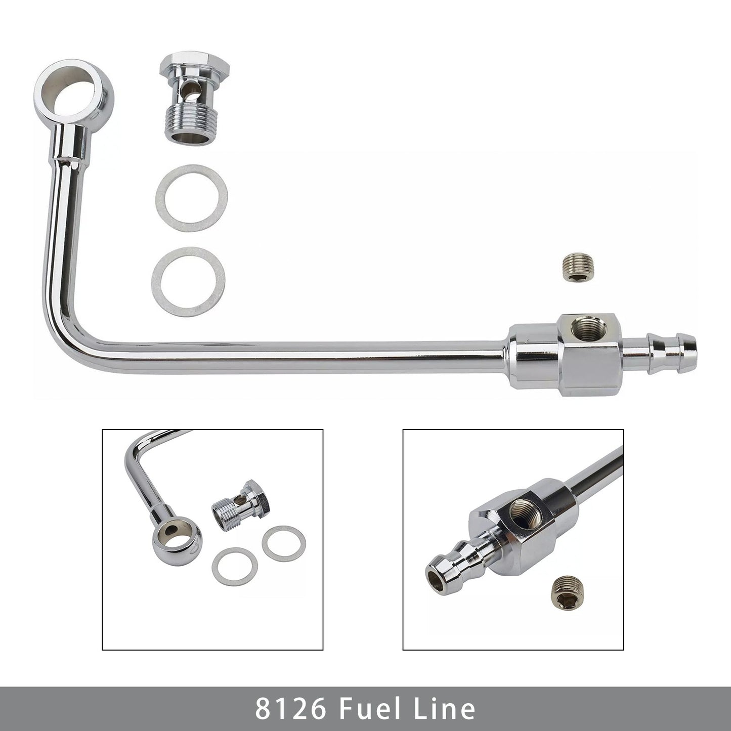 8126 Fuel Line Fit For Performer Series and Thunder Series AVS Carbs US