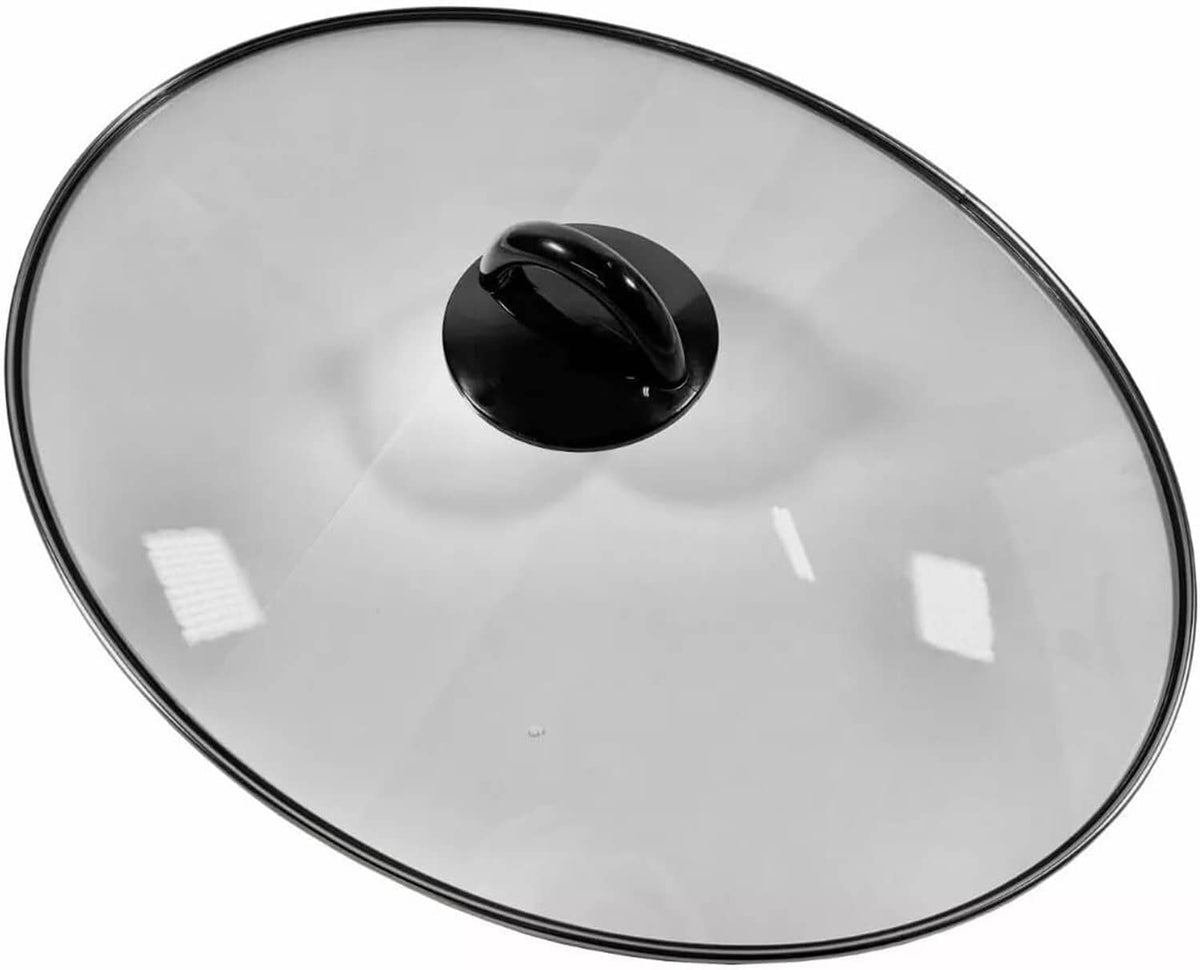 Solid Spare EFP Glass Lid for Rival Crock Pot 8 Quart SCV800 SCV803 Slow Cooker Oval Lid