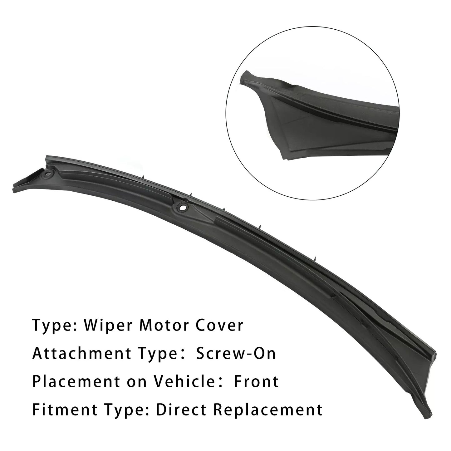 Lower Motor Cowl Cover-Windshield Wiper Grille For BMW M3 E46 323i 328i 96-2006