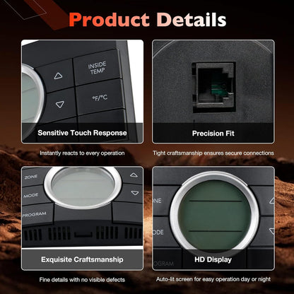 3314082000 RV Multi-Zone Thermostat 10-Button Comfort Control Center For Dometic