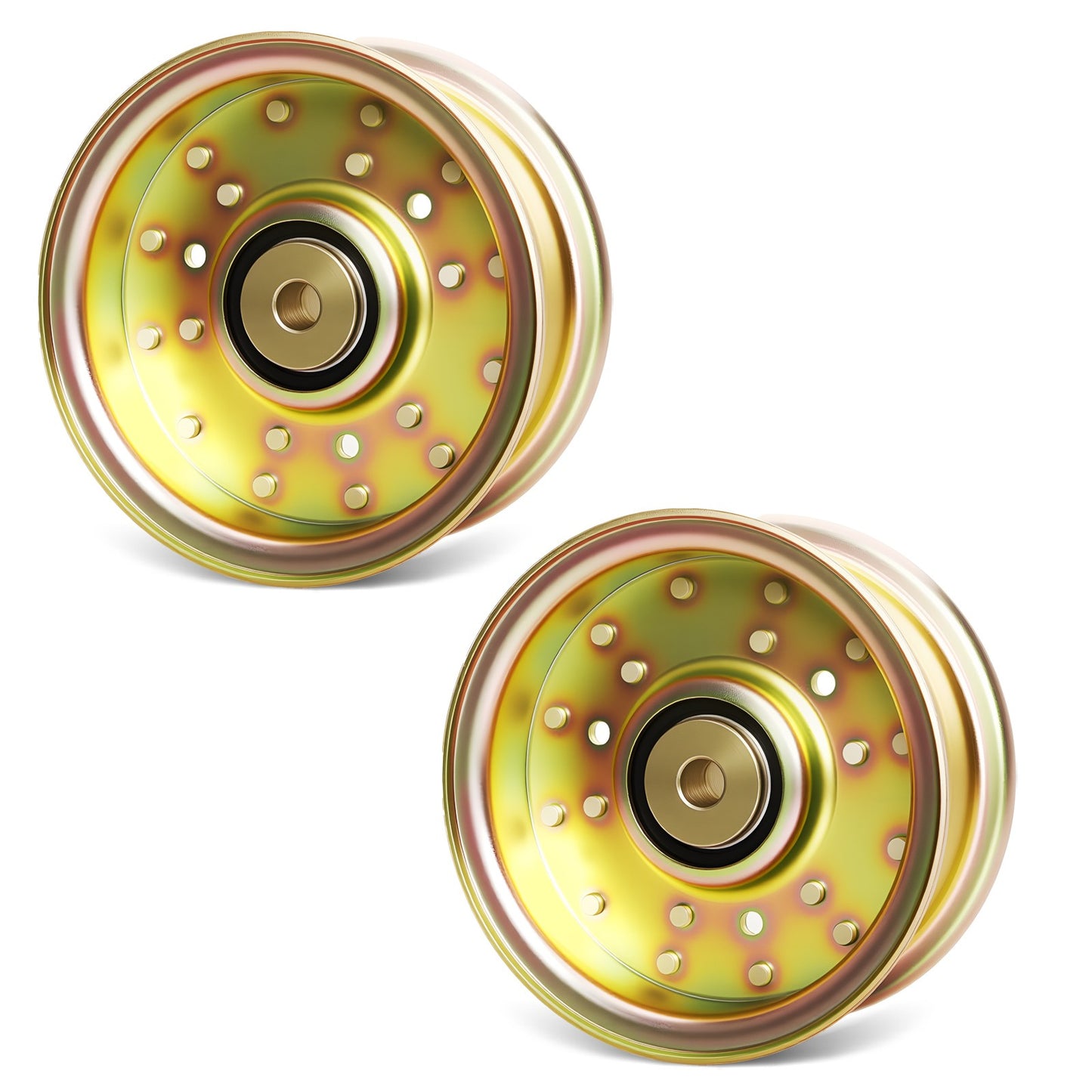 2X 033-5001-00 Flat Idler Pulley Fit 07-20 Bad Boy AOS CZT Outlaw Extreme Magnum