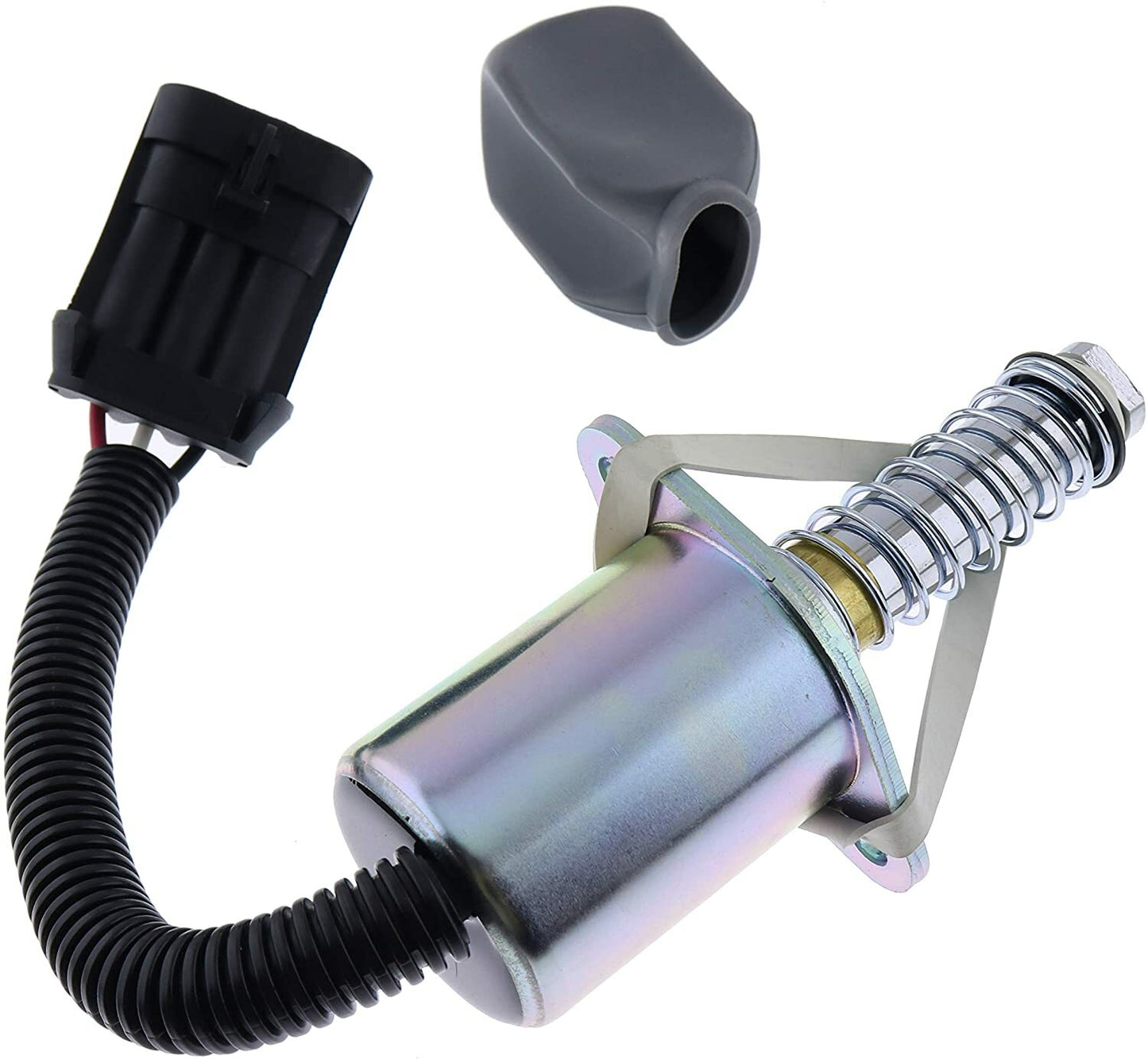 Solid Spare 12V Fuel Solenoid 6681513 6681512 for Bobcat Skid Steer 325 328 751 7753 853 953