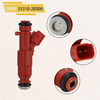 4x 35310-2E000 Fuel Injectors For 2011-2025 Hyundai Elantra Kia Forte 1.8L 2.0L
