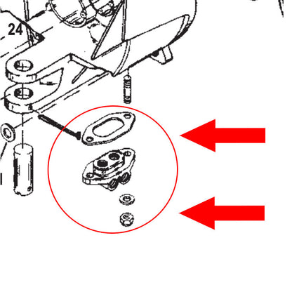 Tilt Manifold Assembly Kit For MerCruiser Bravo 98825A4 8M01377703 8M0080805