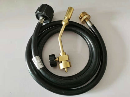 Mapp Propane Gas Tank Turbo Torch Hose Adapter Kit Brazing Soldering Welding