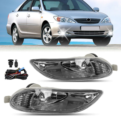 Pair Fog Lights-Driving Fog Lamps For 2002-2008 Toyota Camry Corolla Solara
