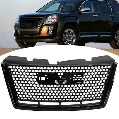 Gloss Black Front Bumper Upper Grille For GMC Terrain Denali 2010-2015