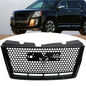 Gloss Black Front Bumper Upper Grille For GMC Terrain Denali 2010-2015