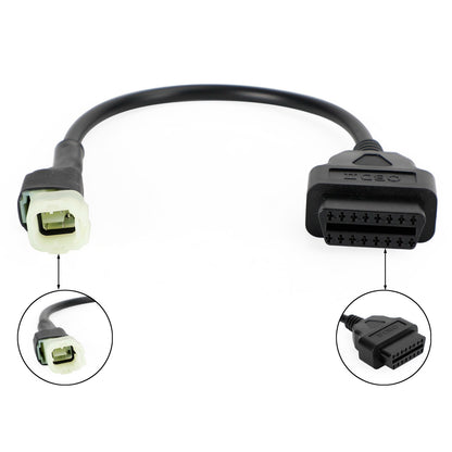 4 Pin to 16 Pin OBD2 Moto Diagnostic Adapter Cable for Honda CBR 1000R CBR 600R
