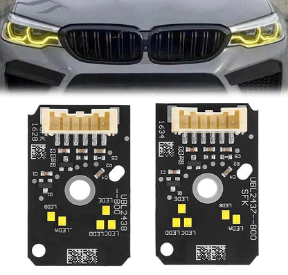 YELLOW DRL LED BOARDS FOR 17-20 BMW G30 530i 540i F90 M5 DAYTIME RUNNING LIGHTS