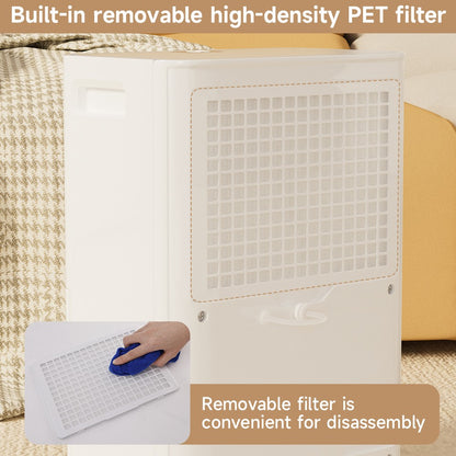 2500 Sq. ft Dehumidifier for Basement Large Room, 26 Pints, 3 Modes, Drain Hose