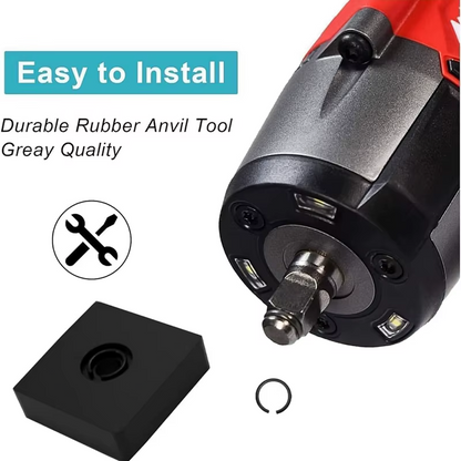 For Milwaukee Type 3/8" Impact Wrench Retaining Ring Clip with O-Ring (3 sets)