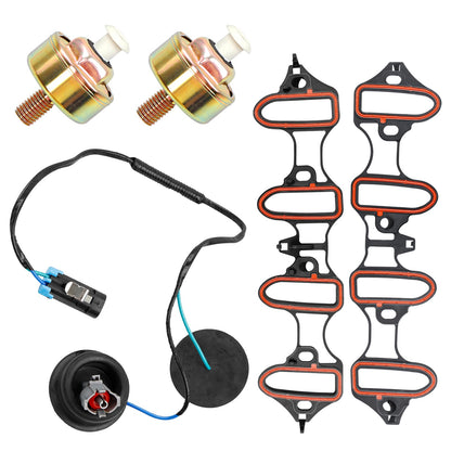 213-3521 Dual Knock Sensors Kit Fit 1999-07 Chevy Tahoe Suburban GMC 4.8 5.3 6.0