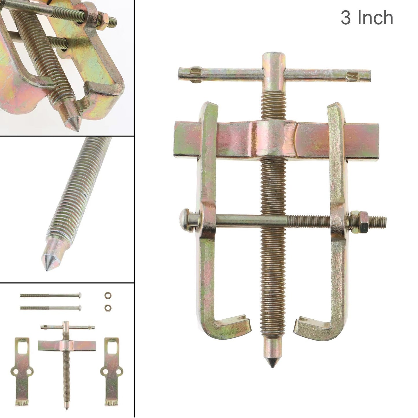 3 Inch Two Jaw Gear Pulley Bearing Puller Remover Tool 3" Small Leg Mechanics