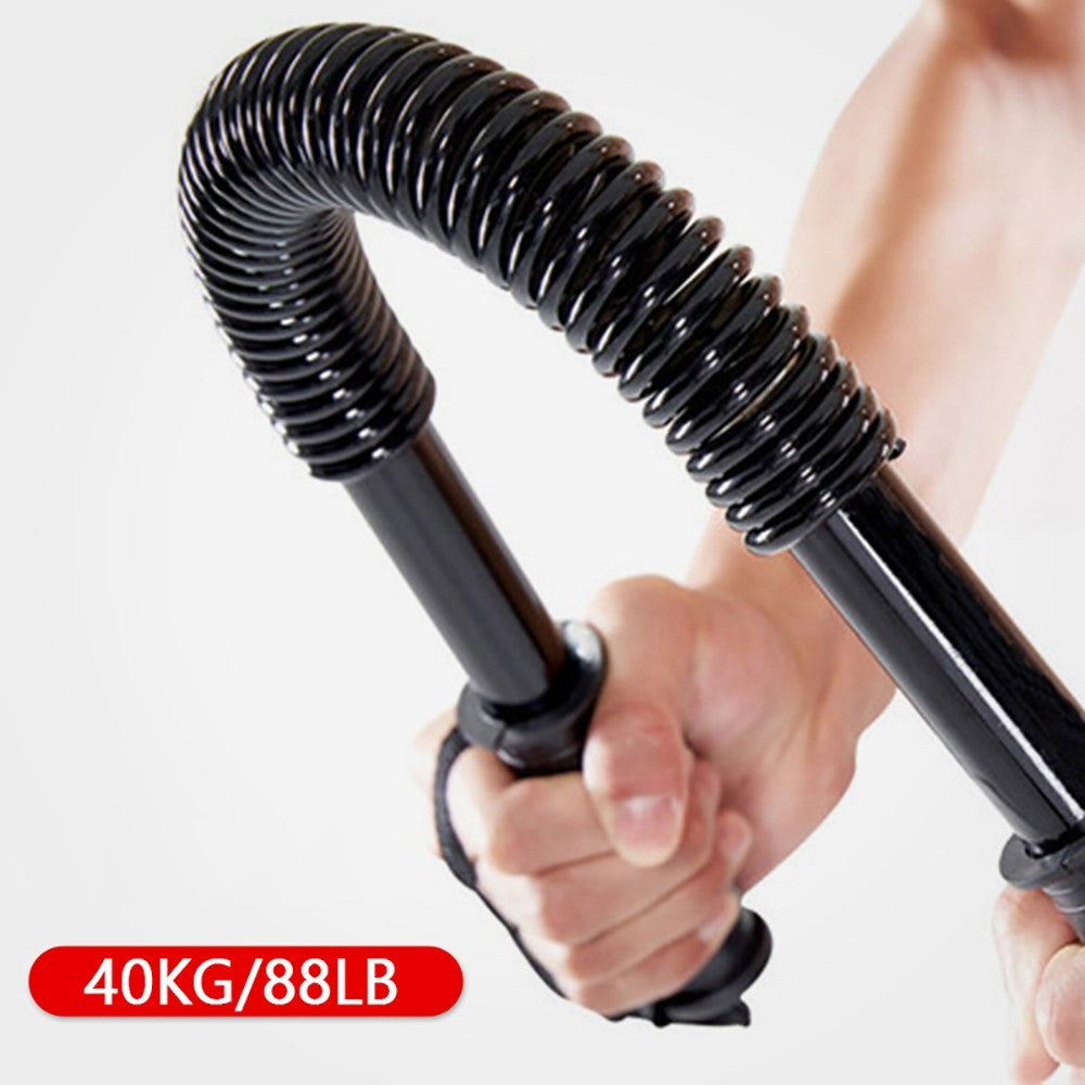 40KG Heavy Duty Spring Chest Power Bar Twister Upper Body Arms Strength Training