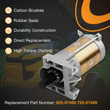 Electric Starter Motor Fit for MTD Cub Cadet 679cc Engines 4Q78HU 8Q78HU 8Q78HUA