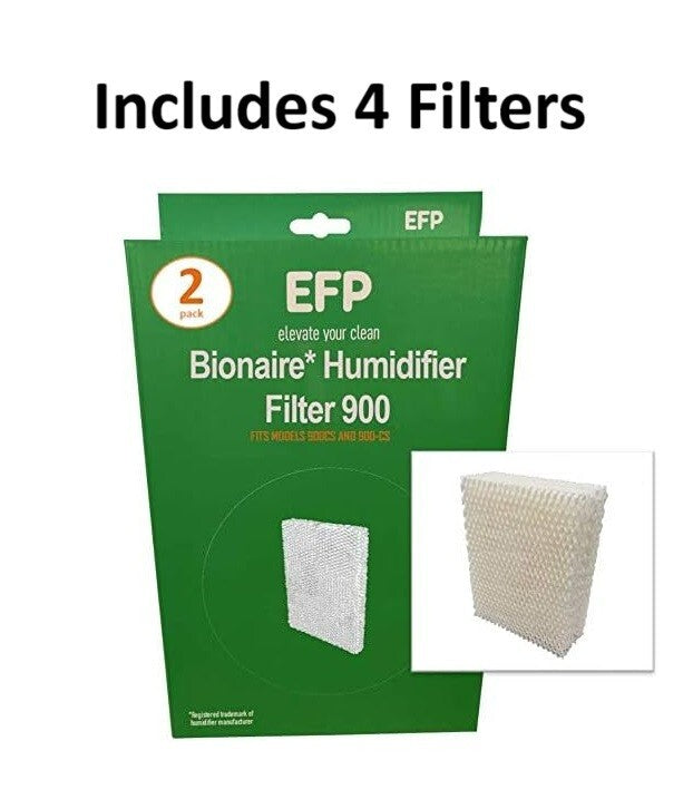 Solid Spare (4) EFP Humidifier Filter for Bionaire C22 C33 W2 W2S W6 W6H W6S W7 W9 W9H W9S
