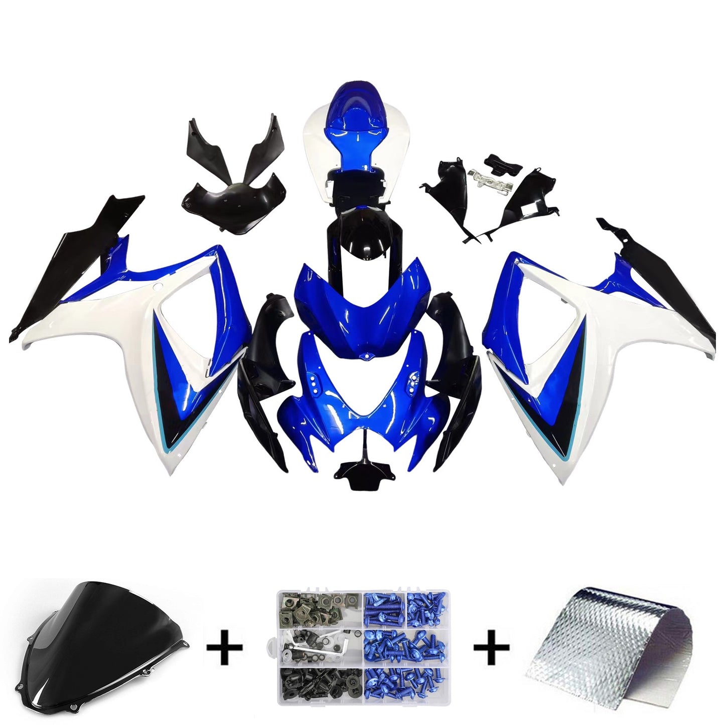 Amotopart Injection Fairing Kit Bodywork for Suzuki GSXR 600/750 2006-2007 #2