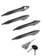 4X Outside Exterior Door Handles w/ Lock Cylinder Fit 2011-2016 Hyundai Elantra