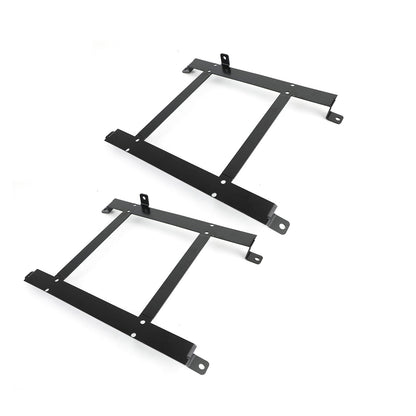 2X Low Mount Racing Bucketeat Base Tensileteel Bracket For 1997-2004 Corvette C5
