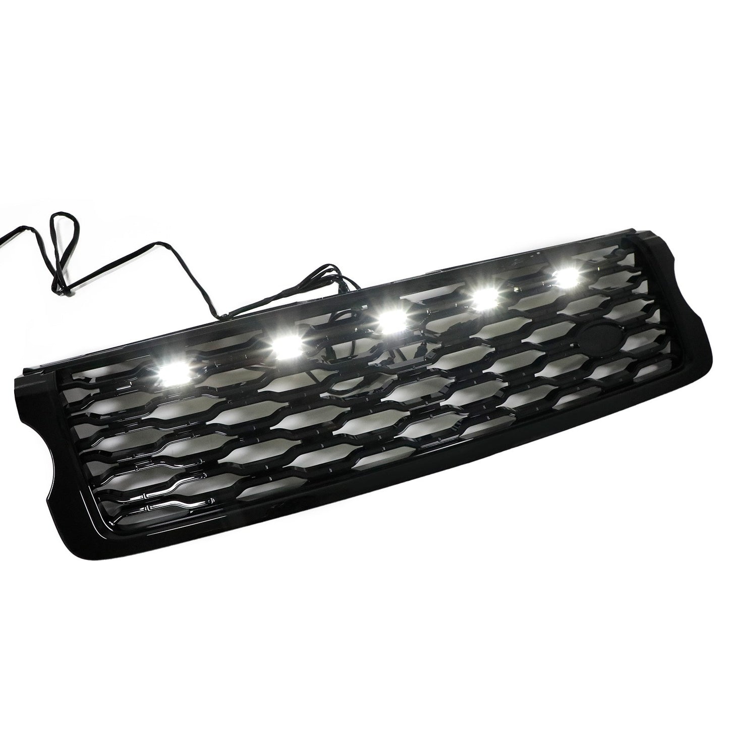 Front Bumper Upper Grill For Land Rover Range Rover Vogue L405 2013-17 W/LED