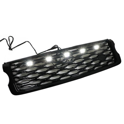 Front Bumper Upper Grill For Land Rover Range Rover Vogue L405 2013-17 W/LED