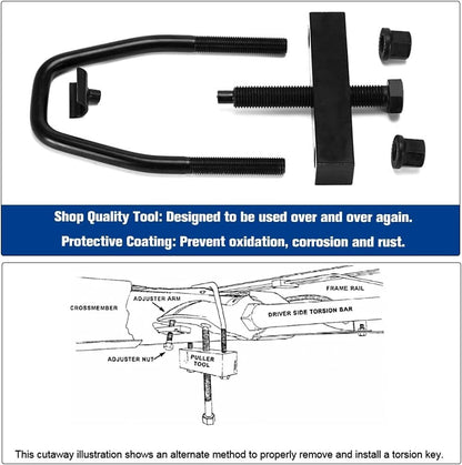Torsion Key Unloading Tool For Dodge Ford Chevy/GMC HD SUV Universal Torsion Bar