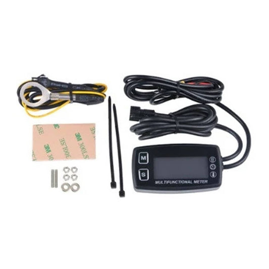 Solid Spare Digital Tachometer & Hour Meter & Thermometer - Multi-function Meter
