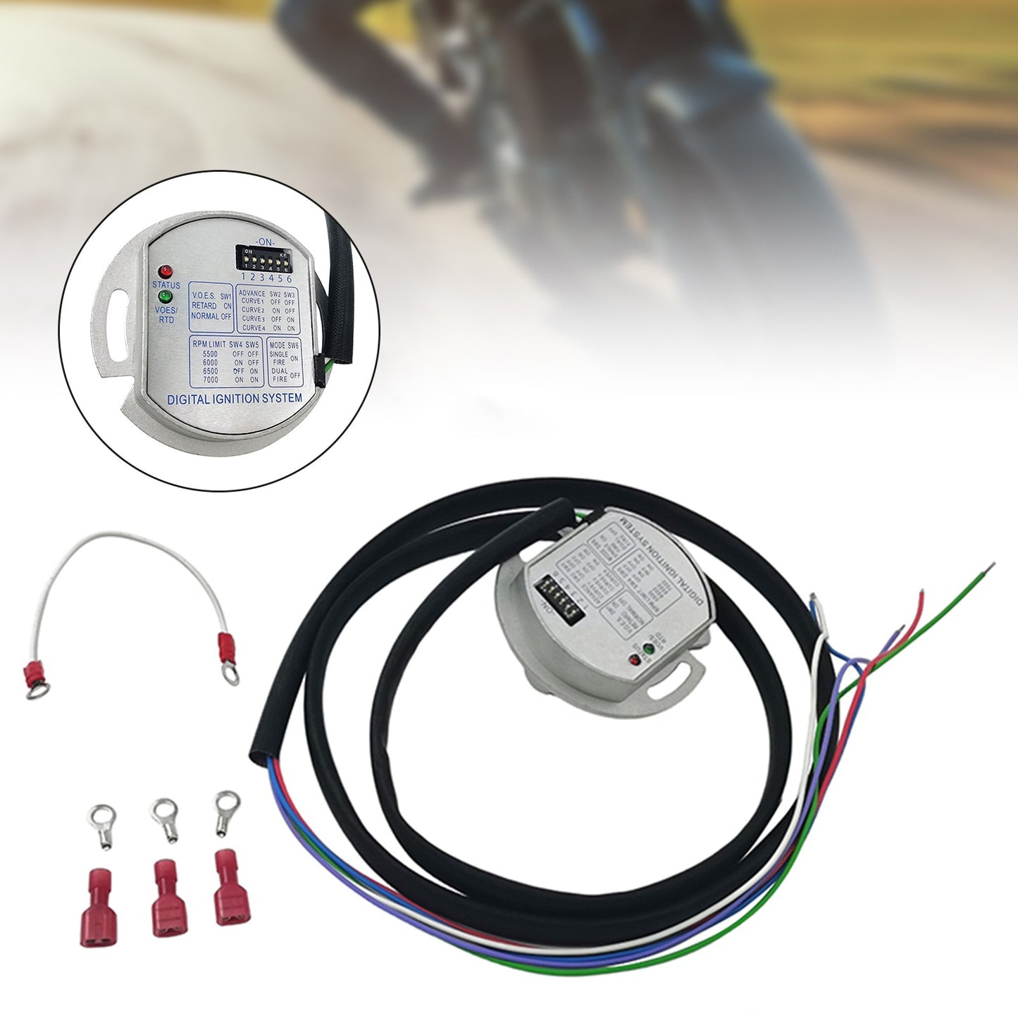 Single Fire Electronic Ignition Module fit for Sportster Dyna 2000i