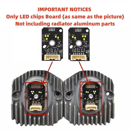 YELLOW DRL LED BOARDS FOR 17-20 BMW G30 530i 540i F90 M5 DAYTIME RUNNING LIGHTS
