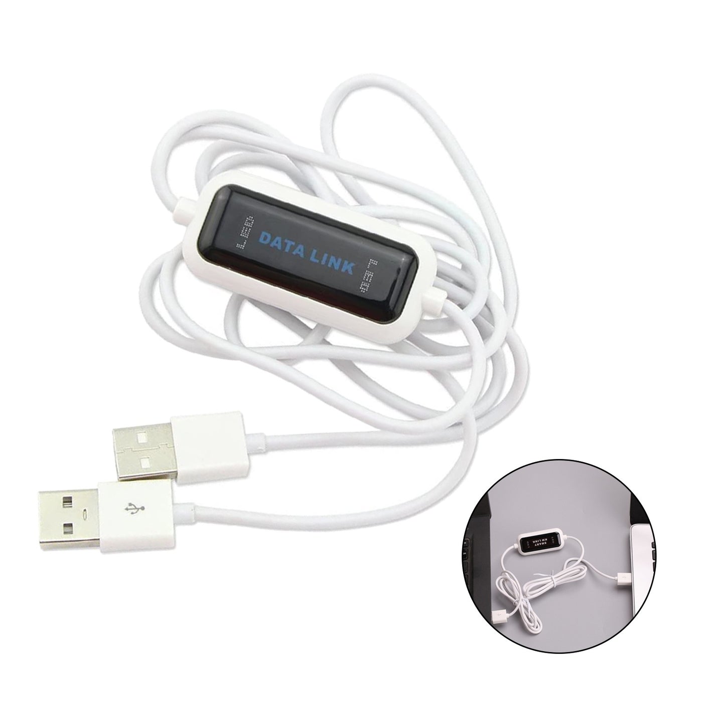 High Speed USB Pc to Pc Online Share Sync Link Net Direct Data File Transfer USA