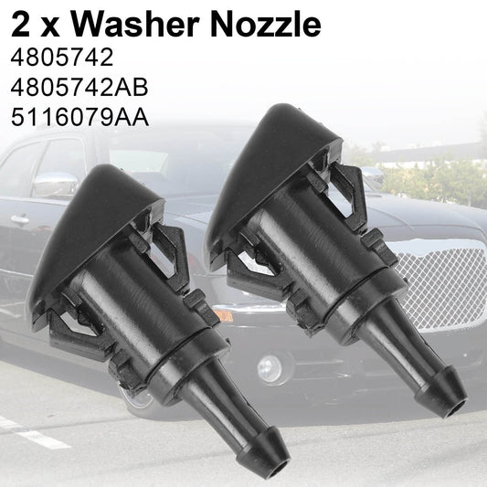 2X Windscreen Wiper Washer Nozzle Jet Spray For Dodge Journey 09-13 5116079AA