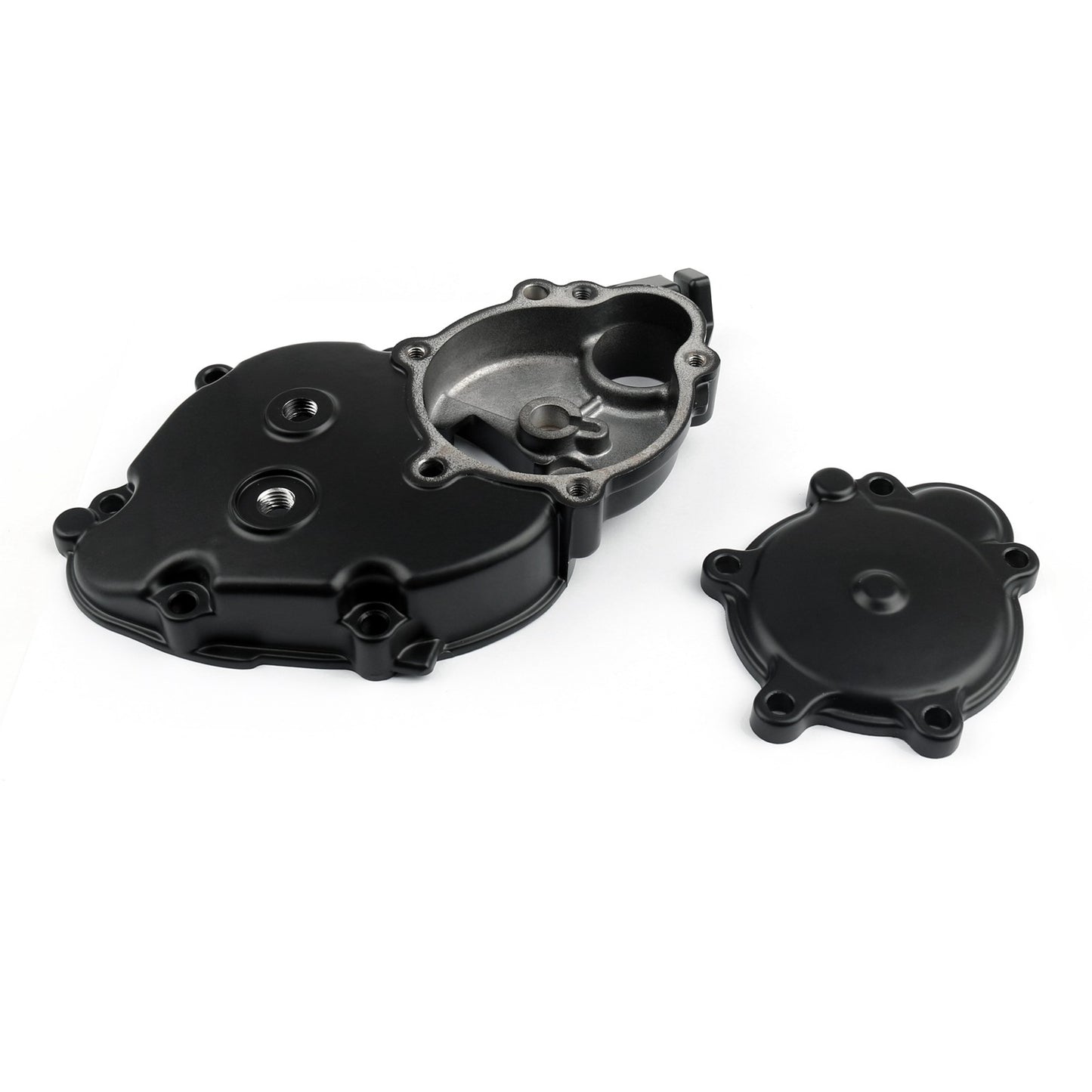 Engine Starter Case Crankcase Cover For Kawasaki Ninja ZX10R 2006-10 Black
