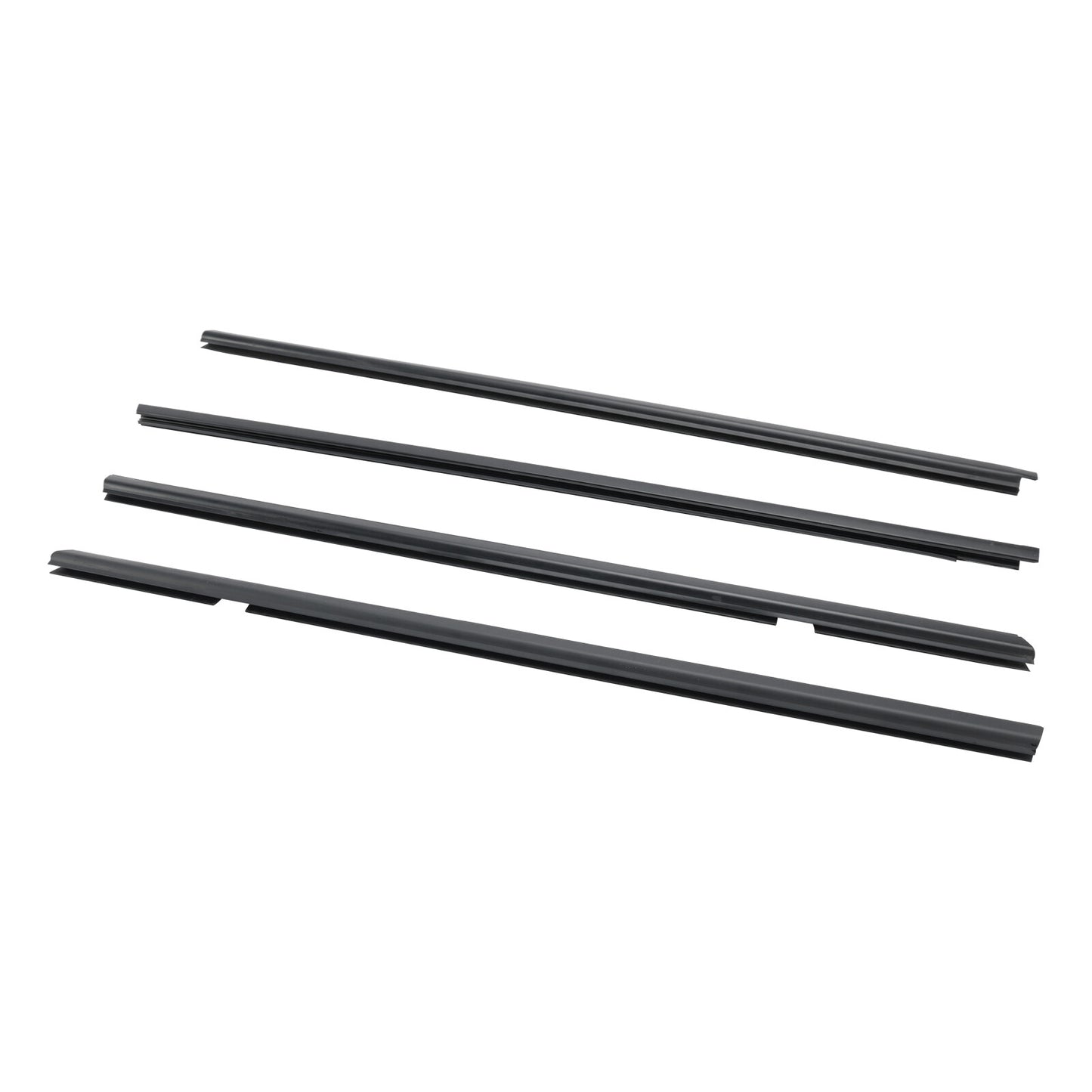 4PCS Outside Window Moulding Weatherstrip For Honda Insight 2010-2014