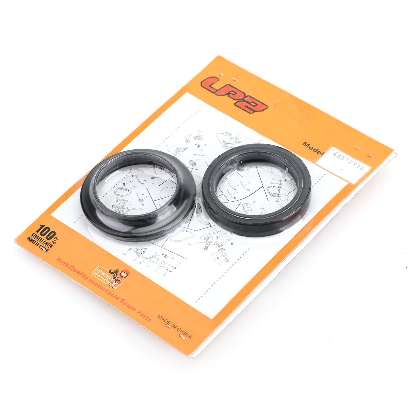 Fork Oil Seal Wiper Kit for Kawasaki ZX 600 636 900 Ninja ZX6R ZX9R ZZR600 98-08